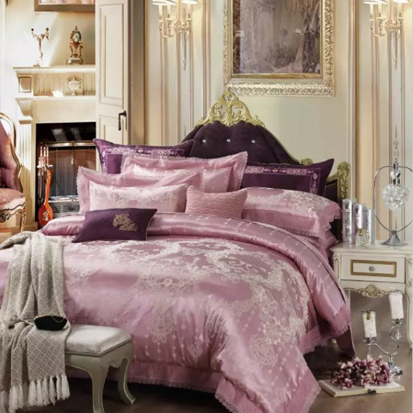 贡缎提花四件套